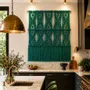 Tapestries - Green Handcrafted Macramé Wall Hanging - NŒULUXE