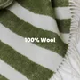 Plaids - Plaid en laine vert - KLEKKS NO. 34 - KLEKKS