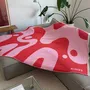 Plaids - Plaid en coton rose et rouge - KLEKKS NO. 8 - KLEKKS