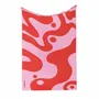 Plaids - Plaid en coton rose et rouge - KLEKKS NO. 8 - KLEKKS