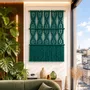 Tapestries - Green Handcrafted Macramé Wall Hanging - NŒULUXE