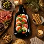 Plats et saladiers - Planche en bouteille de vin upcyclée - SOSTRAW & SMARTTHINGS
