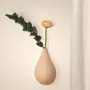 Outdoor decorative accessories - DROP OF EARTH (soliflora for dried flowers) - MONOCHROMIC CERAMIC