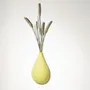 Outdoor decorative accessories - DROP OF EARTH (soliflora for dried flowers) - MONOCHROMIC CERAMIC