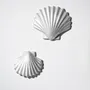 Outdoor decorative accessories - CALYPSO (Shell) - MONOCHROMIC CERAMIC