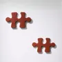Outdoor decorative accessories - PUZZLE - MONOCHROMIC CERAMIC