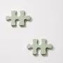 Outdoor decorative accessories - PUZZLE - MONOCHROMIC CERAMIC