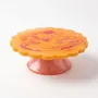 Flatware - Scalloped Pastry Stand | Hand-poured Resin | 7 Inch - CASA AMAROSA