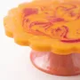 Flatware - Scalloped Pastry Stand | Hand-poured Resin | 7 Inch - CASA AMAROSA