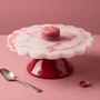 Flatware - Scalloped Pastry Stand | Hand-poured Resin | 7 Inch - CASA AMAROSA