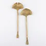 Kitchen utensils - Shell Salad Server | Brass Finish Stainless Steel | 10 Inch - CASA AMAROSA