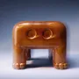 Tables basses - ATLAS Table d’appoint – Œil-de-tigre - HOUBI