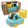 Garden accessories - Little Brown Bear Dump Truck - Toy made in France and recycled - SIMPLE. (BY LE JOUET SIMPLE)