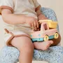 Garden accessories - Little Brown Bear Dump Truck - Toy made in France and recycled - SIMPLE. (BY LE JOUET SIMPLE)