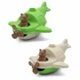 Toys - Moccha seaplane boat - Bath toy made in France and recycled - SIMPLE. (BY LE JOUET SIMPLE)