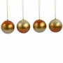 Other Christmas decorations - X-mas balls with overlapping colours set of 4 - KINTA