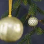 Autres décorations de Noël - Boules de Noël en relief, tourbillon et gaufre, lot de 4, NJ26 - KINTA