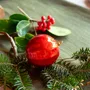 Autres décorations de Noël - Boules de Noël en relief, tourbillon et gaufre, lot de 4, NJ26 - KINTA