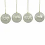 Autres décorations de Noël - Boules de Noël en relief, tourbillon et gaufre, lot de 4, NJ26 - KINTA