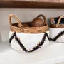 Decorative objects - Campur basket, natural banana fiber and macrame (medium) - DESIGN TRIP
