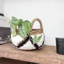 Decorative objects - Campur basket, natural banana fiber and macrame (small) - DESIGN TRIP