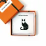 Brooches - Cat black brooch (numbered) - MICHAEL BARNAART