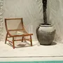 Fauteuils - Fauteuil Malas  en bois de teck naturel et corde - DESIGN TRIP
