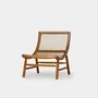 Fauteuils - Fauteuil Malas  en bois de teck naturel et corde - DESIGN TRIP
