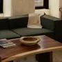 Decorative objects - Large striated teak bowl/tray - 40 cm - DESIGN TRIP