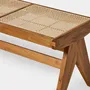 Bancs - Banc Rattanian en teck massif et cannage naturel - DESIGN TRIP