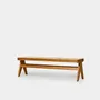 Bancs - Banc Rattanian en teck massif et cannage naturel - DESIGN TRIP