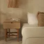 Tables de nuit - Table de chevet en teck et cannage - DESIGN TRIP