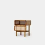 Tables de nuit - Table de chevet en teck et cannage - DESIGN TRIP