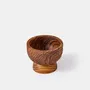 Bowls - Hand carved solid teak Sculpta bowl - DESIGN TRIP
