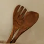 Cutlery set - Teak salad servers - DESIGN TRIP