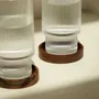 Table mat - Teak coaster - 8 cm - DESIGN TRIP