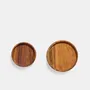 Table mat - Teak wood bottle coaster - 10 cm - DESIGN TRIP