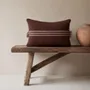 Fabric cushions - Chocolate cushion 100% natural cotton - DESIGN TRIP