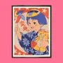 Poster - Print " Henshin girl ” - Size 30x40cm - YEAAAH! STUDIO