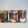 Tasses et mugs - Tasse Yunomi en porcelaine d’Arita cuite au Saggar - JOHN MAC CERAMICS