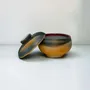 Bols - Porcelaine d'Arita – Bol à couvercle cuit au Saggar - JOHN MAC CERAMICS
