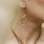 Jewelry - Oba Line Face Earrings - CÂPÂ JEWELRY