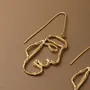 Jewelry - Oba Line Face Earrings - CÂPÂ JEWELRY
