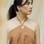 Jewelry - Oba Line Face Earrings - CÂPÂ JEWELRY