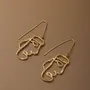 Jewelry - Oba Line Face Earrings - CÂPÂ JEWELRY