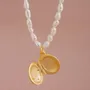 Jewelry - CÂPÂ Pearl Locket Necklace - CÂPÂ JEWELRY
