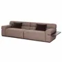 Sofas - 4-SEATER 'PENTHOUSE' SOFA WITH WOODEN SIDE TABLE - FANCY