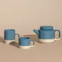 Tasses et mugs - Théière CYL happy blue et abricot - KINTA