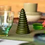 Autres décorations de Noël - Sapins de Noël en bois d'acacia avec anneaux - KINTA