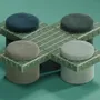 Tabourets - Enigma I Stool Handmade by Malabar - MALABAR